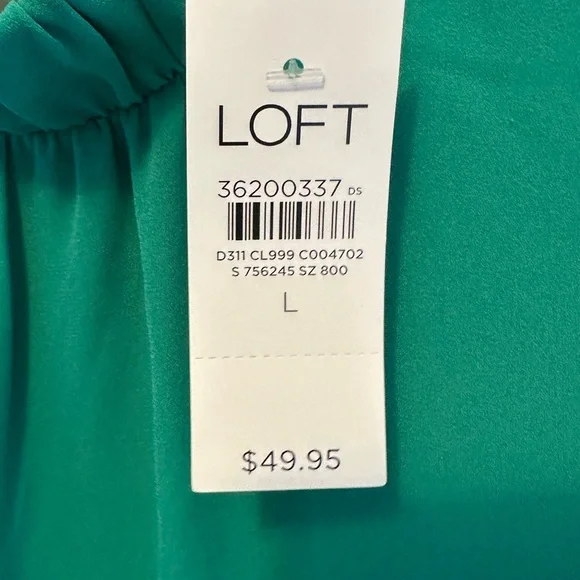 NWT Loft Cap Sleeve Blouse - Picture 4 of 5